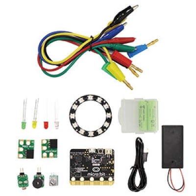 iPOE N2 micro:bit GPIO 學習教具箱(GPIO Kit for micro:bit)(附電池、USB線100cm、收納盒)-micro:bit V1.5適用